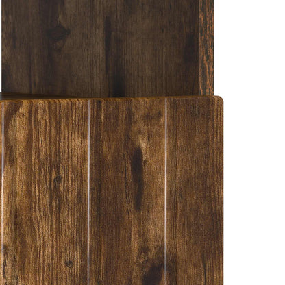 LED TV Cabinet Smoked Oak Engineered Wood