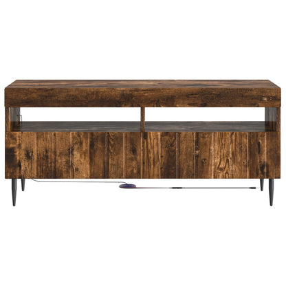 LED TV Cabinet Smoked Oak Engineered Wood