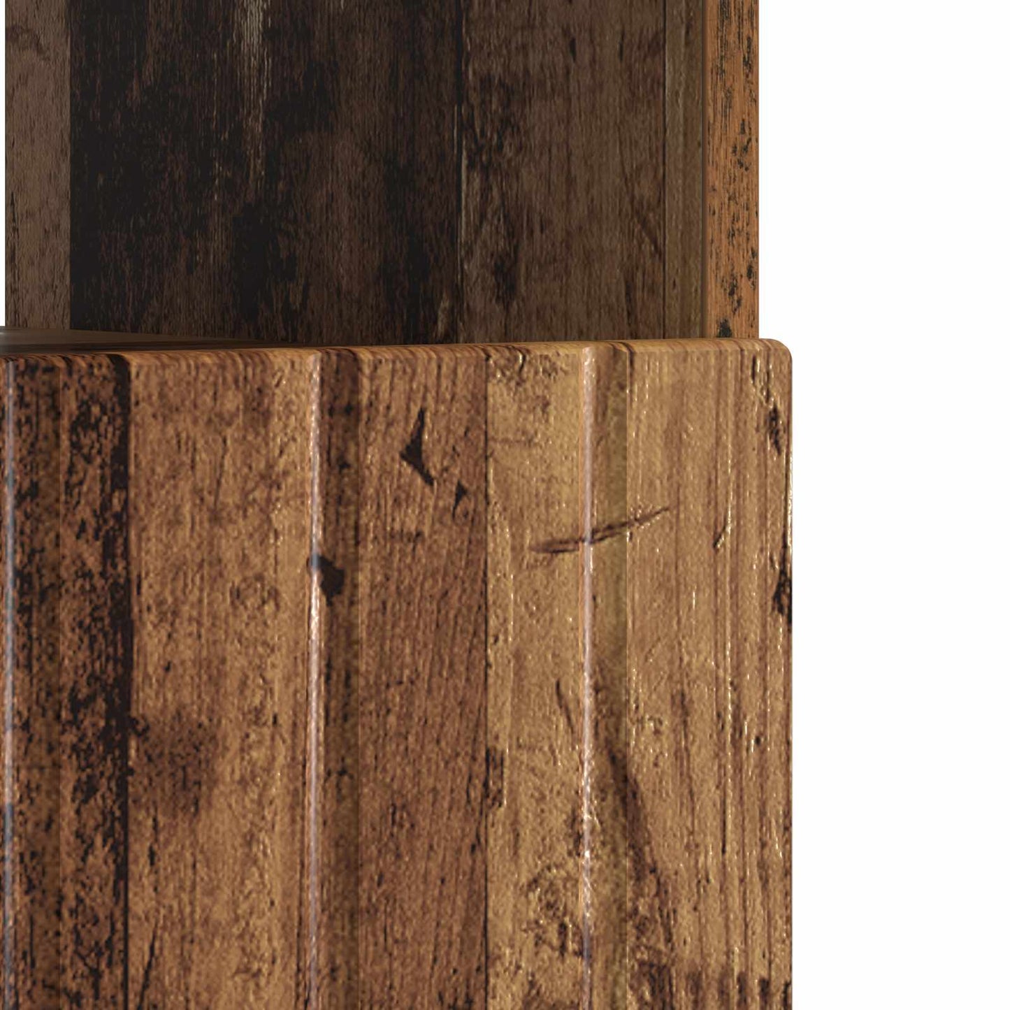 LED TV Cabinet Old Wood Engineered Wood