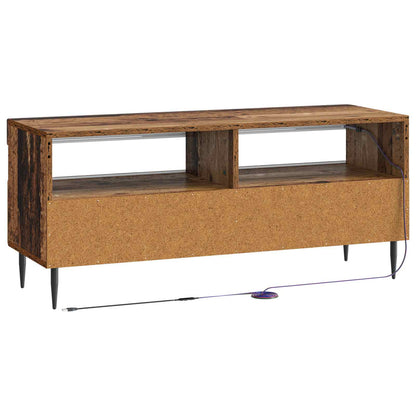 LED TV Cabinet Old Wood Engineered Wood