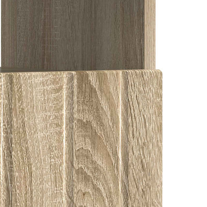 LED TV Cabinet ZWOLLE Sonoma Oak Engineered Wood