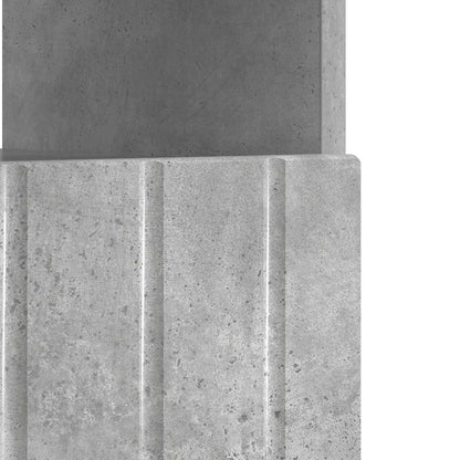LED TV Cabinet Concrete Grey Engineered Wood