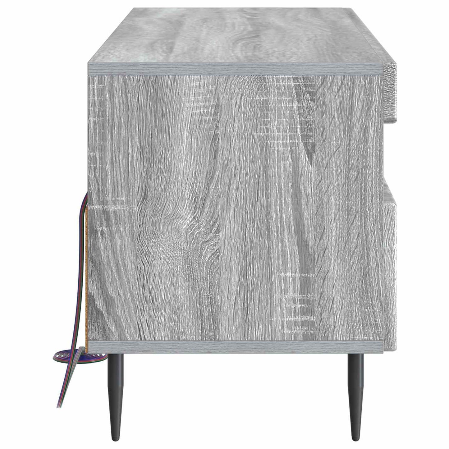 LED TV Cabinet Grey Sonoma Engineered Wood