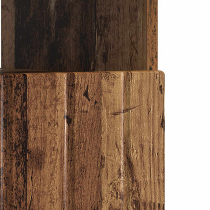 LED TV Cabinet Old Wood Engineered Wood