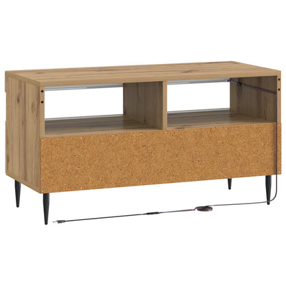 LED TV Cabinet Artisan Oak Engineered Wood