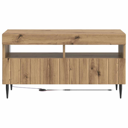 LED TV Cabinet Artisan Oak Engineered Wood