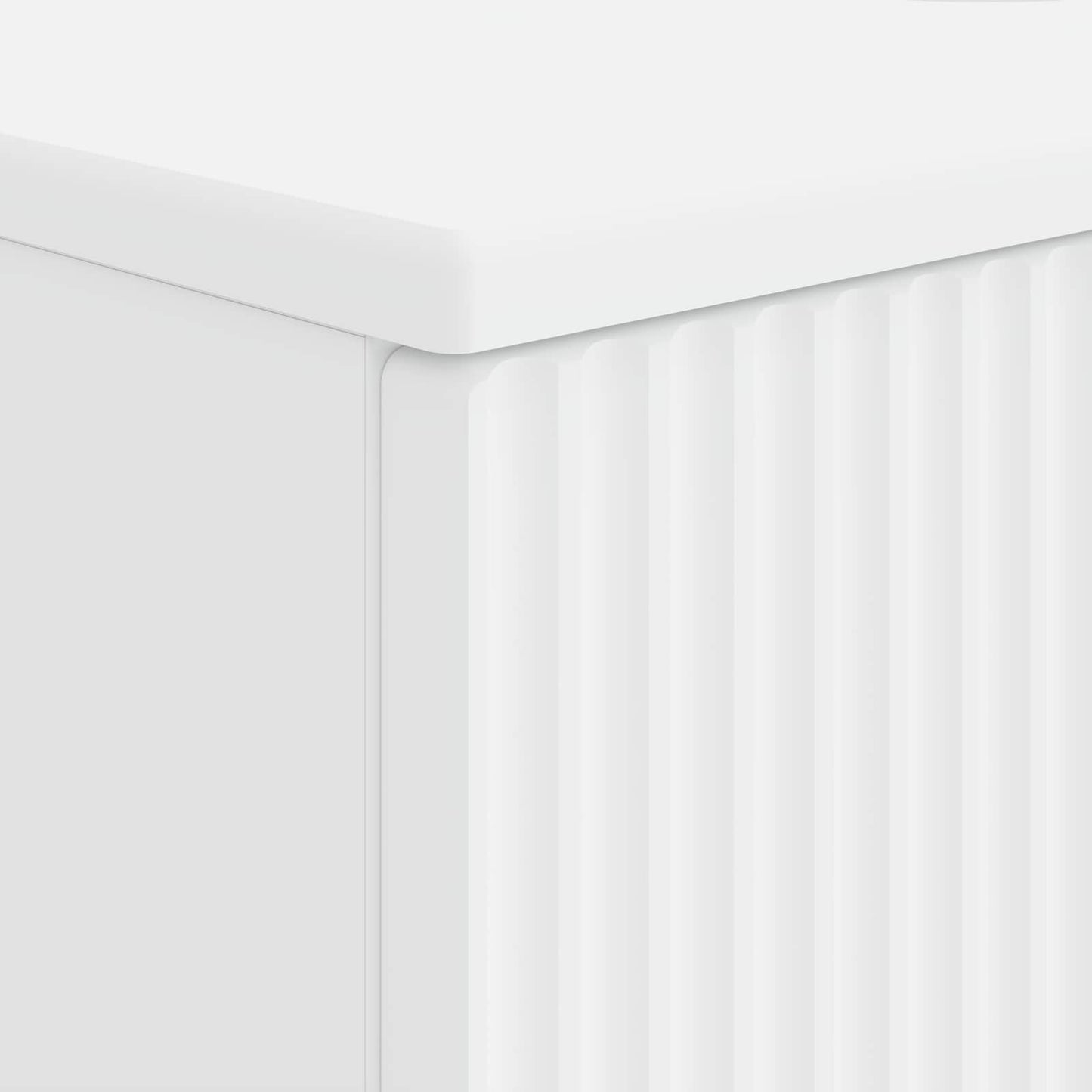 Bathroom Sink Cabinet ARNHEM White 59.5 x 31.5x 59 cm