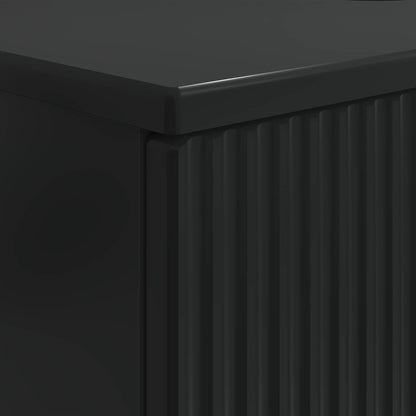 Bathroom Sink Cabinet ARNHEM Black 59.5 x 31.5x 59 cm