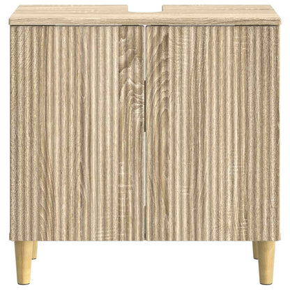 Bathroom Sink Cabinet ARNHEM Sonoma Oak 59.5 x 31.5x 59 cm