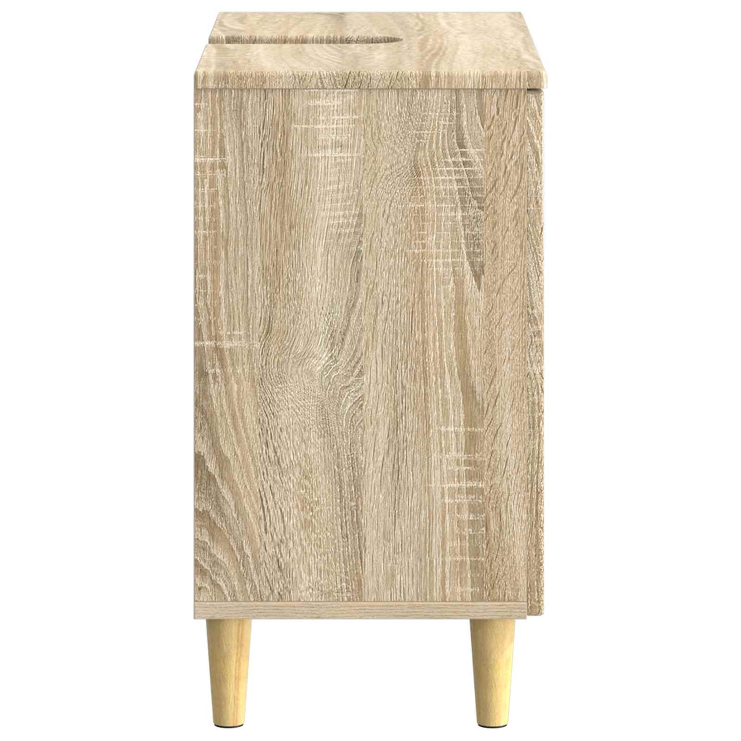 Bathroom Sink Cabinet ARNHEM Sonoma Oak 59.5 x 31.5x 59 cm