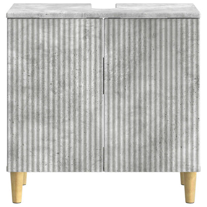 Bathroom Sink Cabinet ARNHEM Concrete Grey 59.5 x 31.5x 59 cm