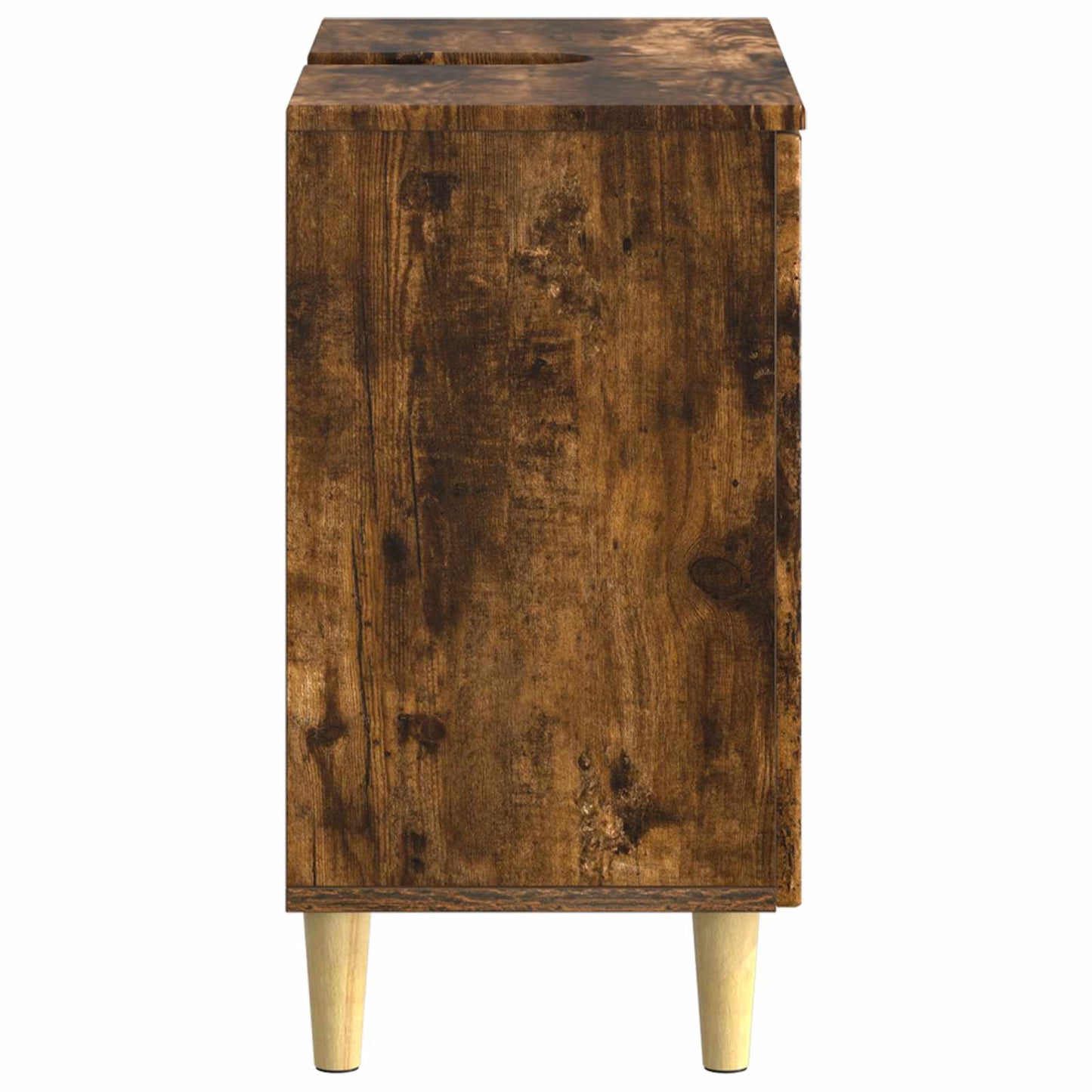 Bathroom Sink Cabinet ARNHEM Smoked Oak 59.5 x 31.5x 59 cm