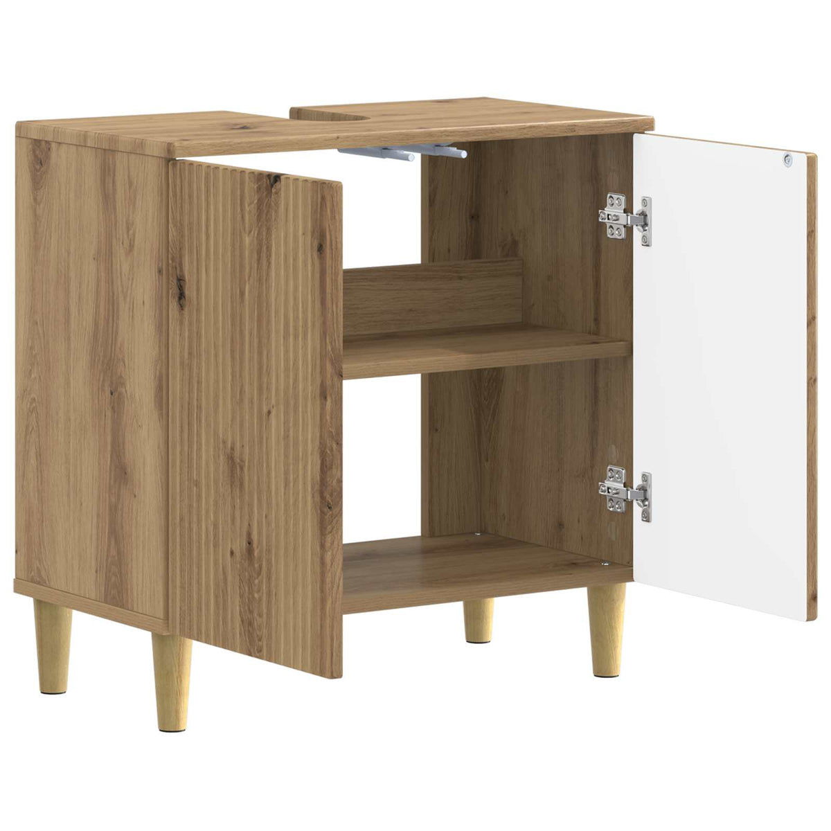 Bathroom Sink Cabinet ARNHEM Artisan Oak 59.5 x 31.5x 59 cm