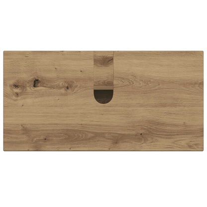 Bathroom Sink Cabinet ARNHEM Artisan Oak 59.5 x 31.5x 59 cm