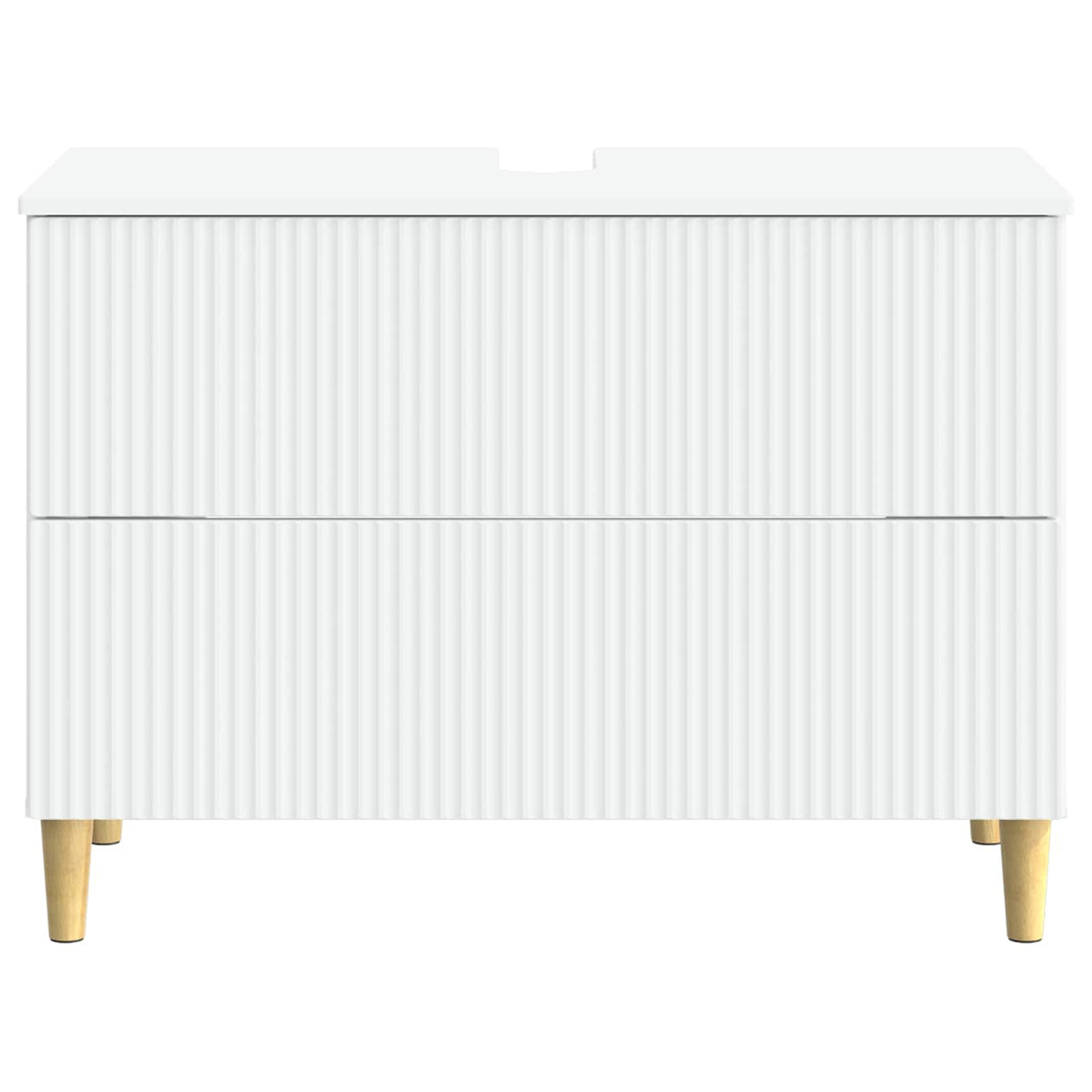 Bathroom Sink Cabinet ARNHEM White 82 x 41x 59 cm