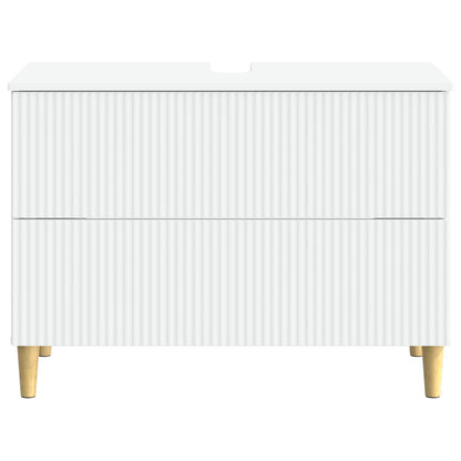Bathroom Sink Cabinet ARNHEM White 82 x 41x 59 cm