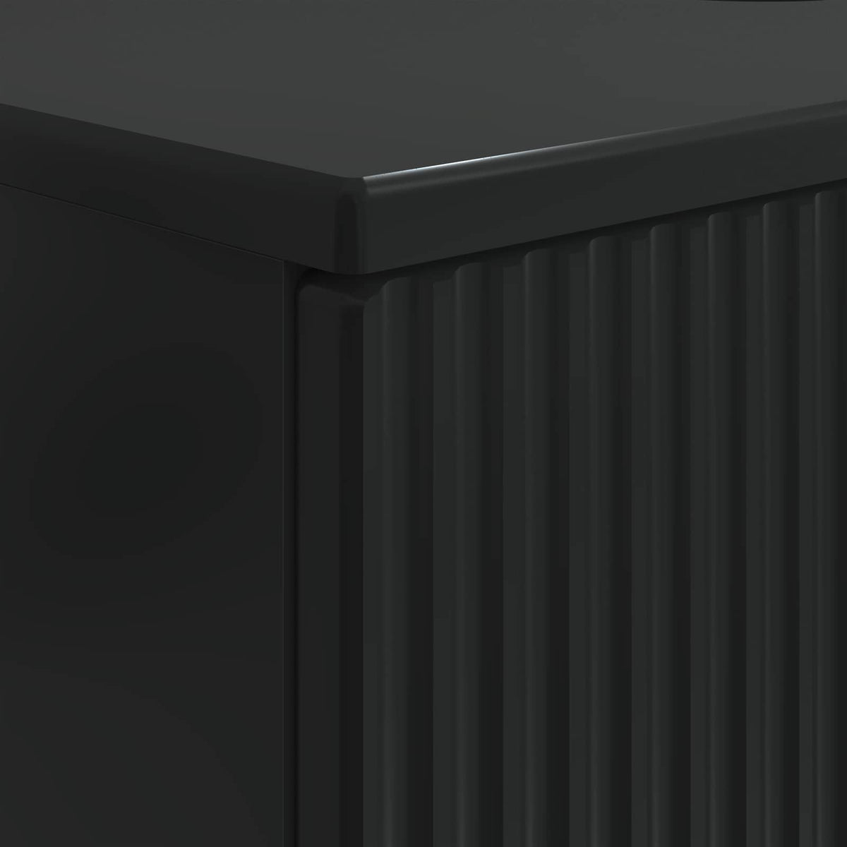 Bathroom Sink Cabinet ARNHEM Black 82 x 41x 59 cm