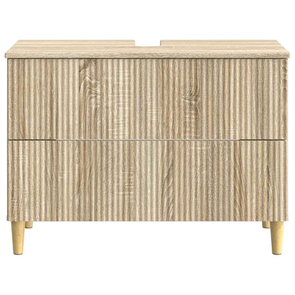 Bathroom Sink Cabinet ARNHEM Sonoma Oak 82 x 41x 59 cm