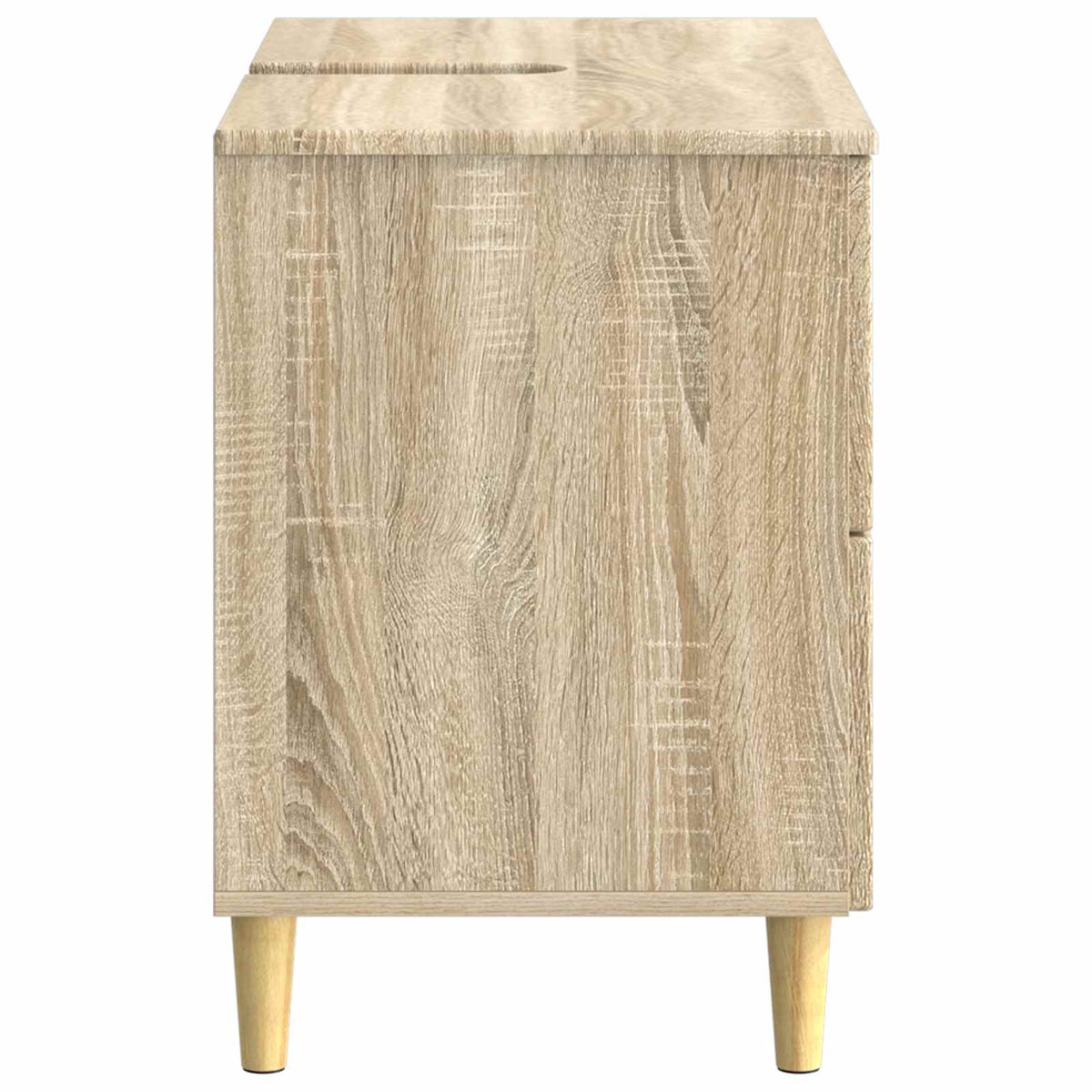 Bathroom Sink Cabinet ARNHEM Sonoma Oak 82 x 41x 59 cm