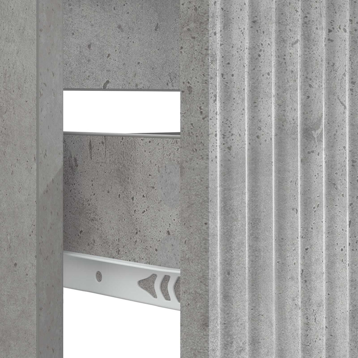 Bathroom Sink Cabinet ARNHEM Concrete Grey 82 x 41x 59 cm