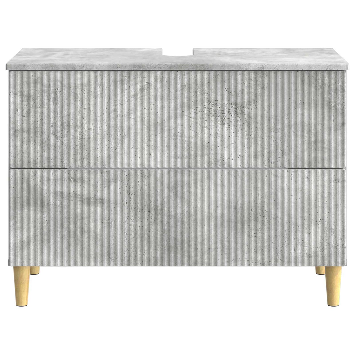 Bathroom Sink Cabinet ARNHEM Concrete Grey 82 x 41x 59 cm