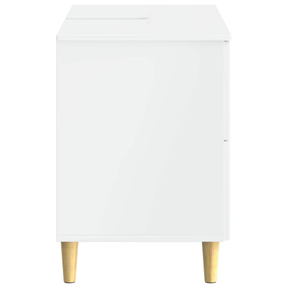 Bathroom Sink Cabinet ARNHEM High Gloss White 82 x 41x 59 cm