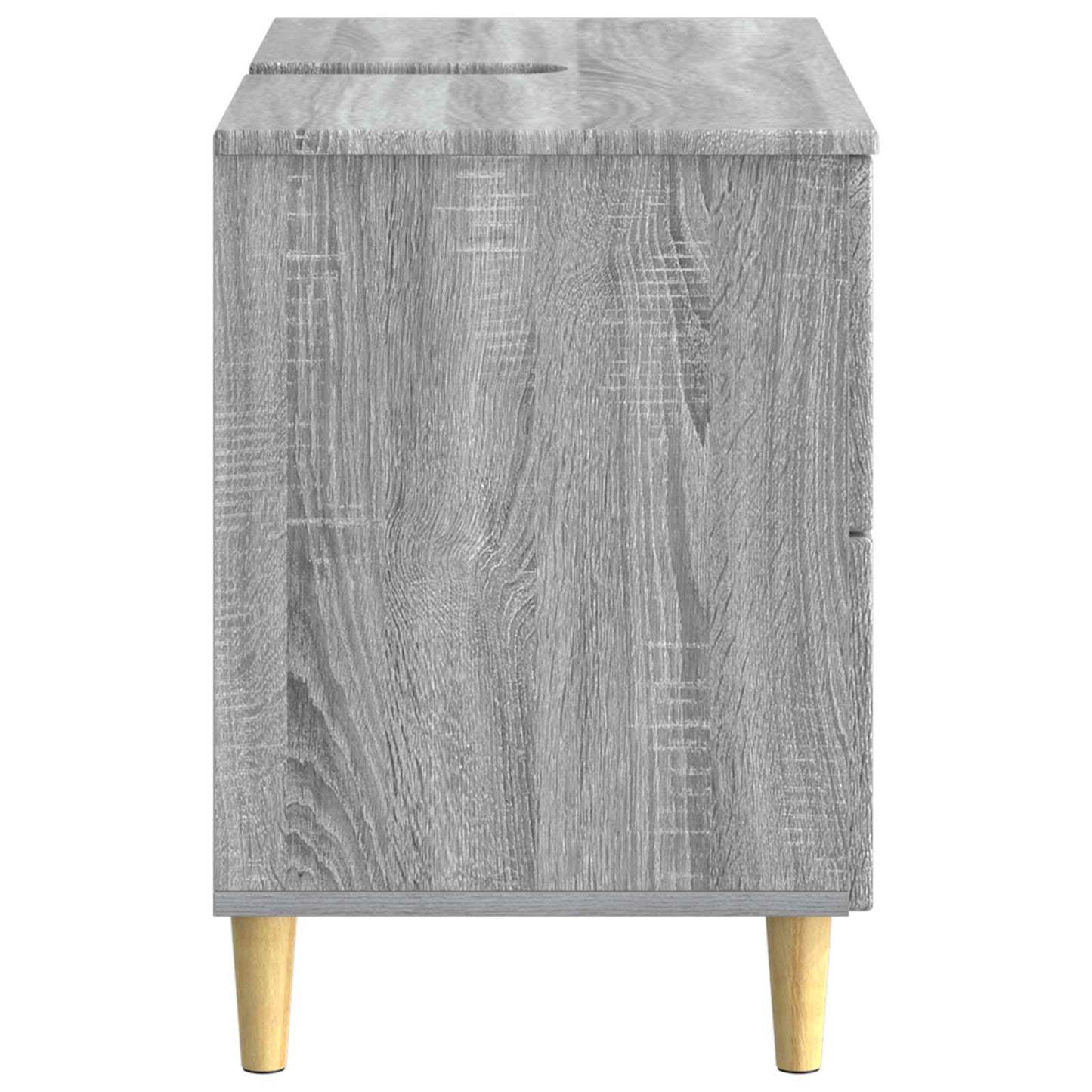 Bathroom Sink Cabinet ARNHEM Grey Sonoma 82 x 41x 59 cm