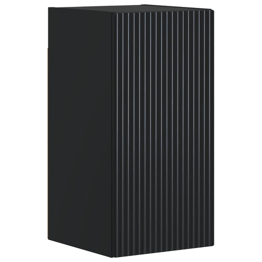 Bathroom Wall Cabinet ARNHEM Black 30 x 31 x 59 cm