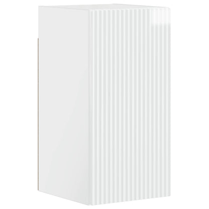 Bathroom Wall Cabinet ARNHEM High Gloss White 30 x 31 x 59 cm