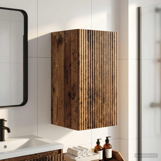 Bathroom Wall Cabinet ARNHEM Old Wood 30 x 31 x 59 cm