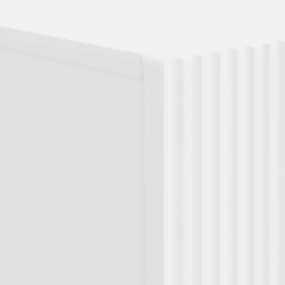 Bathroom Cabinet with Open Shelf ARNHEM White 30 x 31 x 190 cm