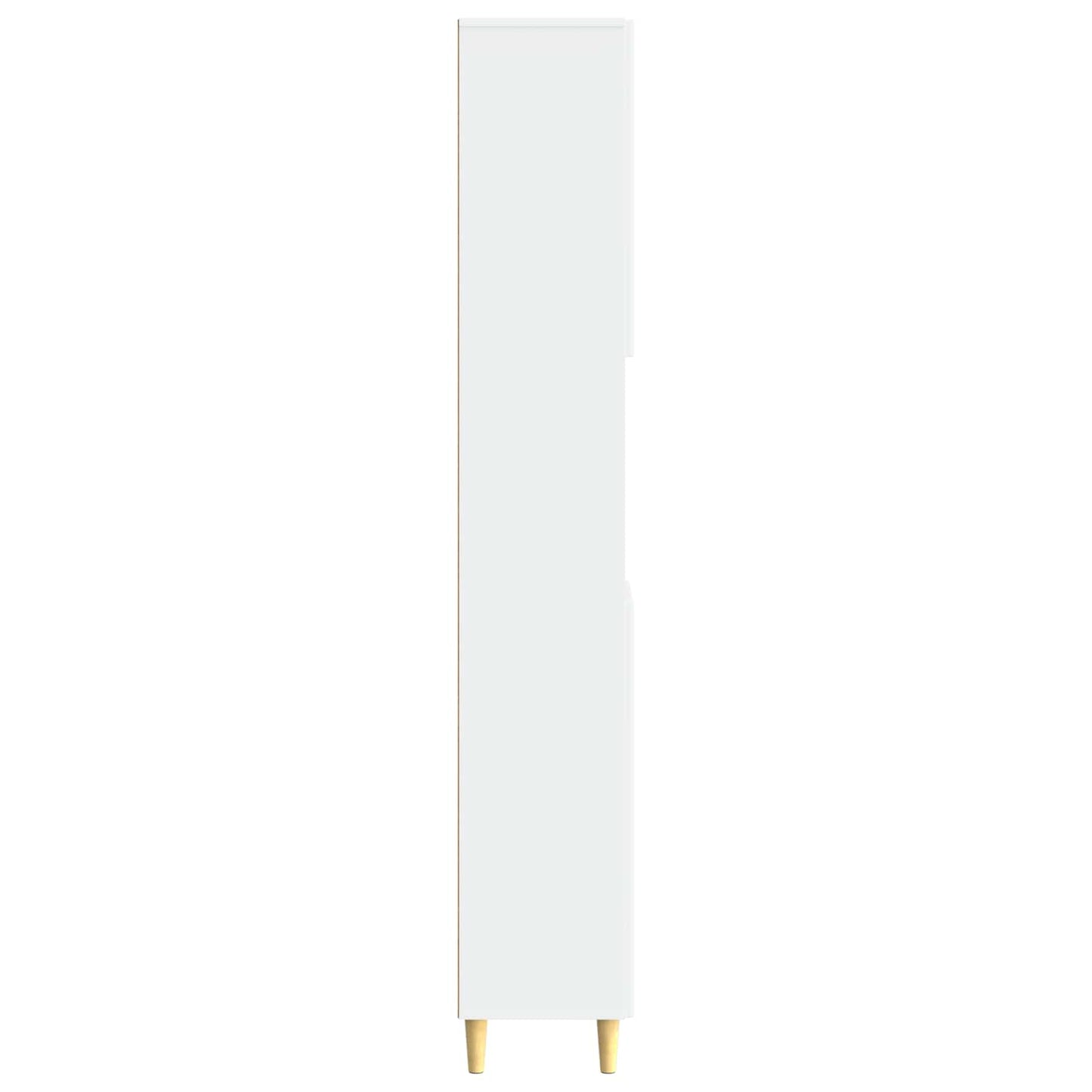 Bathroom Cabinet with Open Shelf ARNHEM White 30 x 31 x 190 cm