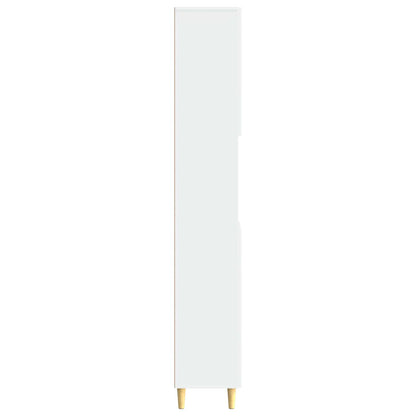 Bathroom Cabinet with Open Shelf ARNHEM White 30 x 31 x 190 cm