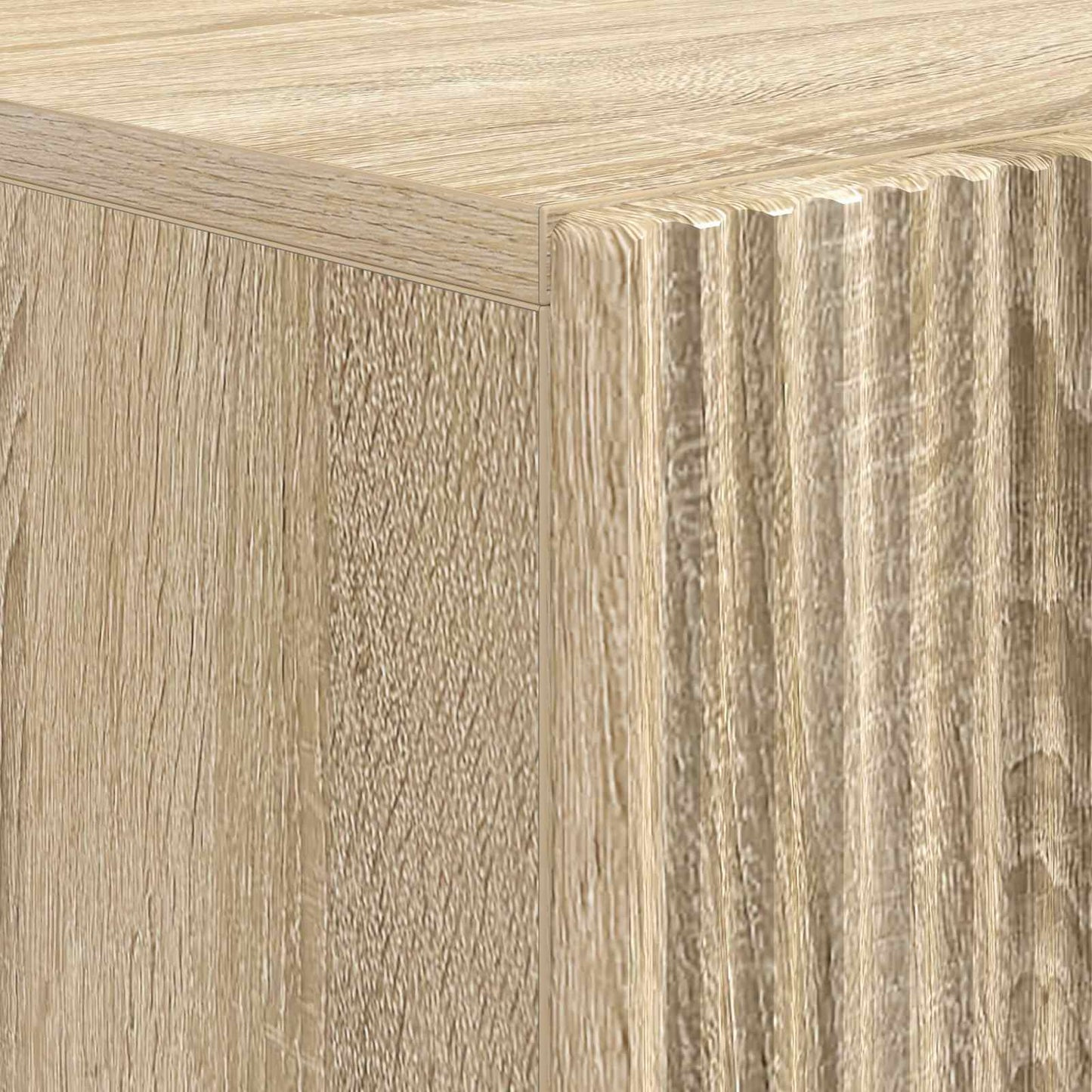 Bathroom Cabinet with Open Shelf ARNHEM Sonoma Oak
