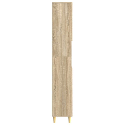 Bathroom Cabinet with Open Shelf ARNHEM Sonoma Oak