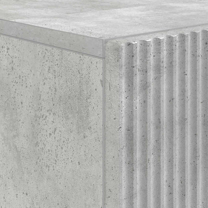 Bathroom Cabinet with Open Shelf ARNHEM Concrete Grey