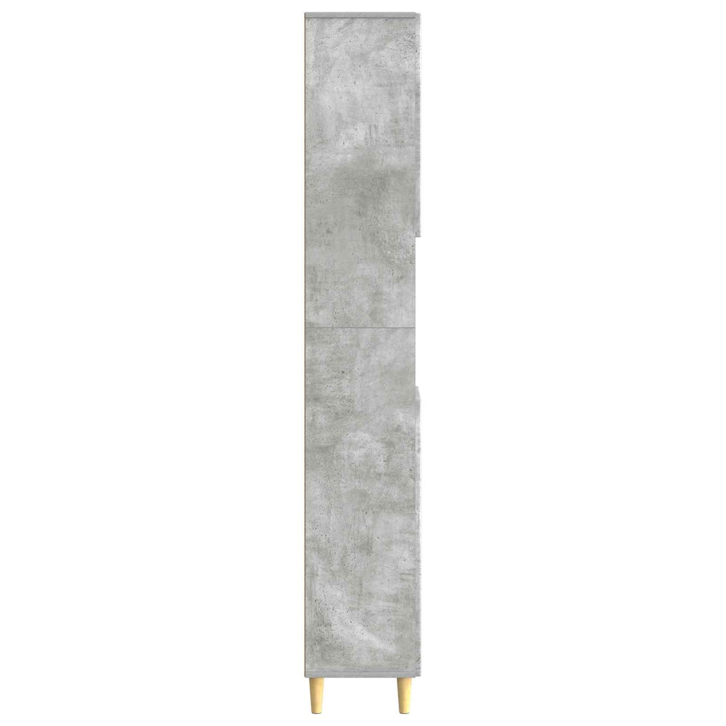 Bathroom Cabinet with Open Shelf ARNHEM Concrete Grey