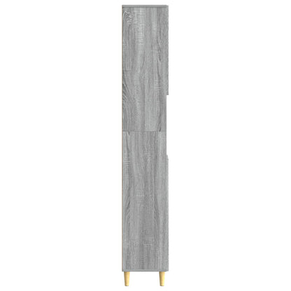 Bathroom Cabinet with Open Shelf ARNHEM Grey Sonoma