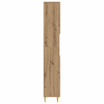 Bathroom Cabinet with Open Shelf ARNHEM Artisan Oak