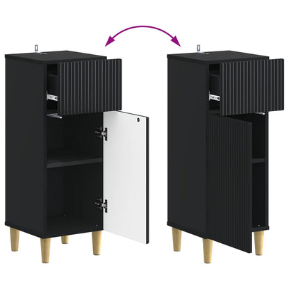 Bathroom Storage Cainet ARNHEM Black 30 x 31 x 80 cm
