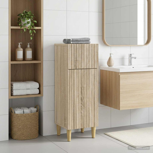 Bathroom Storage Cainet ARNHEM Sonoma Oak 30 x 31 x 80 cm