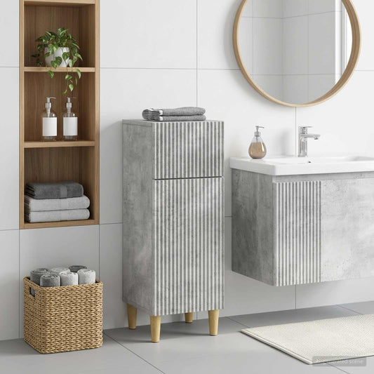 Bathroom Storage Cainet ARNHEM Concrete Grey 30 x 31 x 80 cm