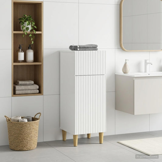 Bathroom Storage Cainet ARNHEM High Gloss White 30 x 31 x 80 cm
