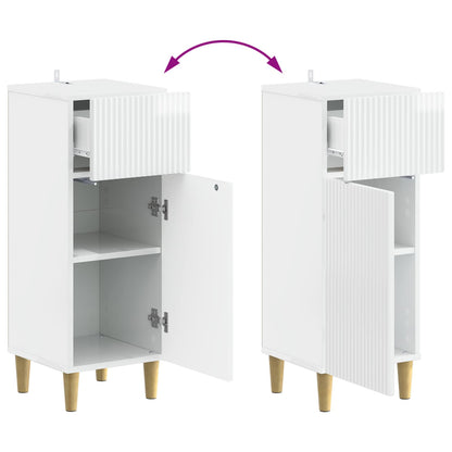 Bathroom Storage Cainet ARNHEM High Gloss White 30 x 31 x 80 cm