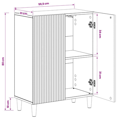 Bathroom Storage Cainet ARNHEM White 59.5 x 31 x 80 cm