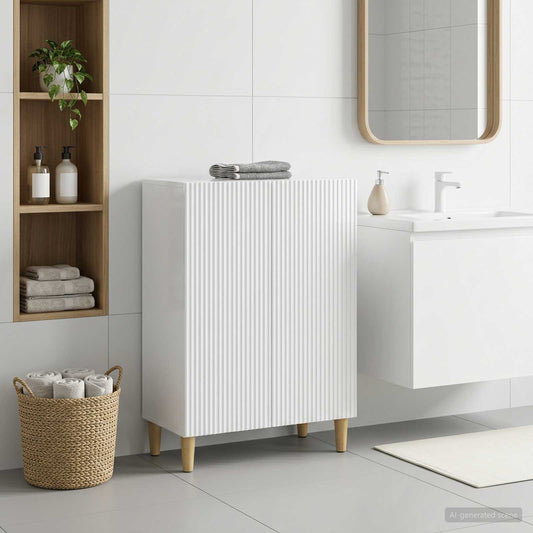 Bathroom Storage Cainet ARNHEM High Gloss White