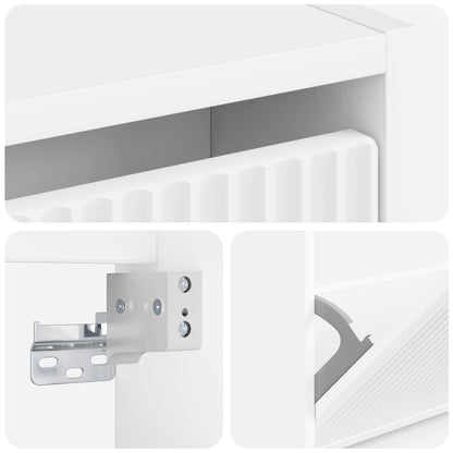 Wall-Mounted Shoe Cabinet ARNHEM 71 x 17 x 43 cm White