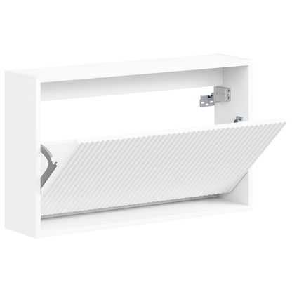 Wall-Mounted Shoe Cabinet ARNHEM 71 x 17 x 43 cm White