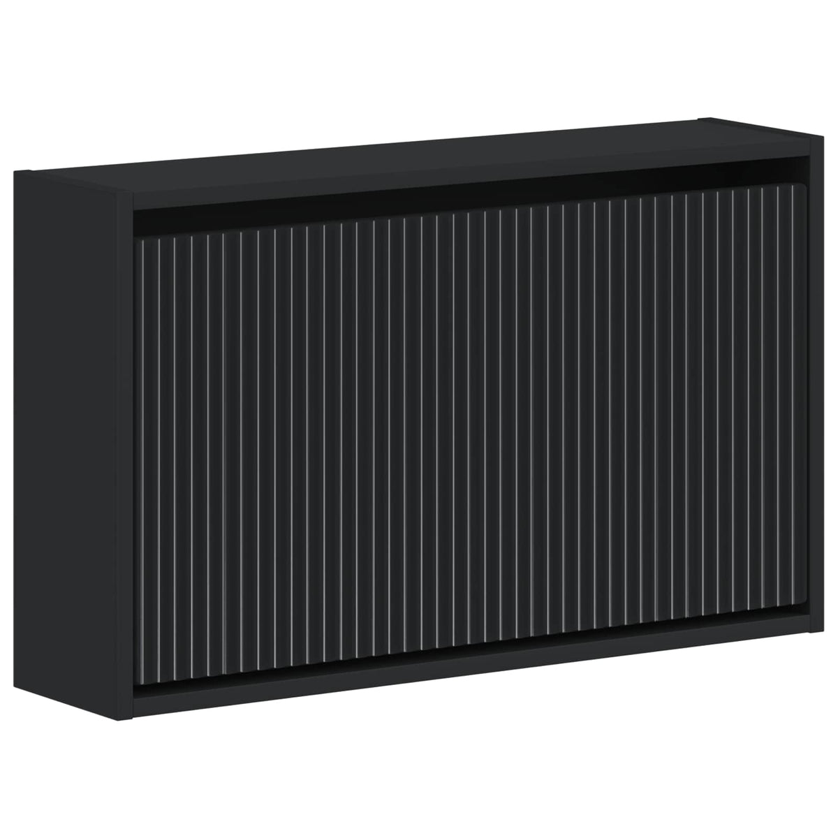 Wall-Mounted Shoe Cabinet ARNHEM 71 x 17 x 43 cm Black