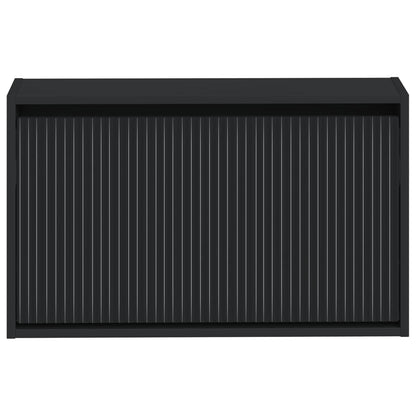 Wall-Mounted Shoe Cabinet ARNHEM 71 x 17 x 43 cm Black